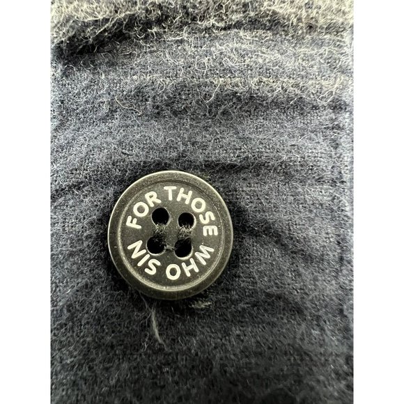 For Those Who Sin Flannel Shirt Mens Large Hunter S Thompson Gonzo Dont Run - Picture 10 of 14